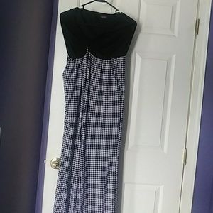 Halter jumpsuit/off the shoulder